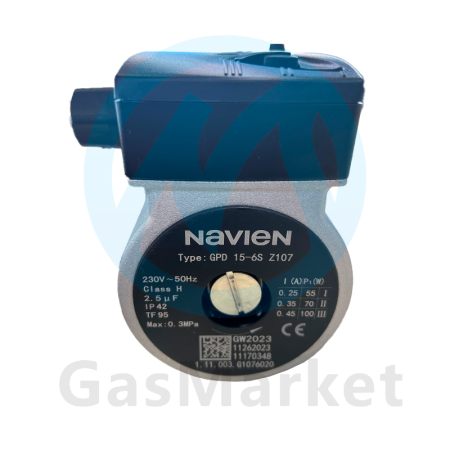 Циркуляционный насос GPD 15-6S Z107 для котлов Navien Deluxe S/ONE  (30020779A/30033192A) 30031290A