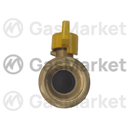 Кран шаровой VGS 11Б27П латунь 20mm x 3/4" гайка-гайка бабочка