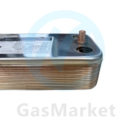 Теплообменник пластинчатый (вторичный) Zilmet 14 пластин для котлов Viessmann Vitopend   7828745.Z