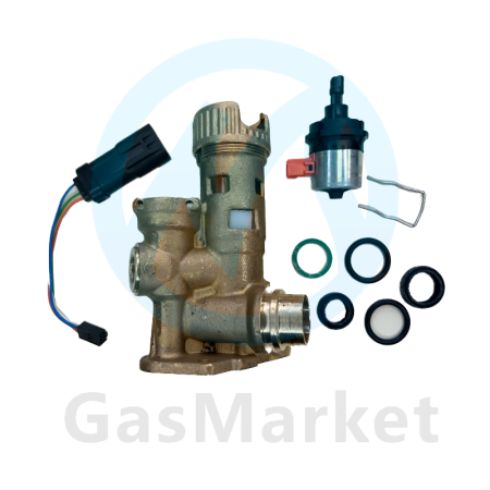 Кран (клапан) трехходовой с байпасом для котлов Vaillant turboTEC/atmoTEC  (178978) 0020132682.A