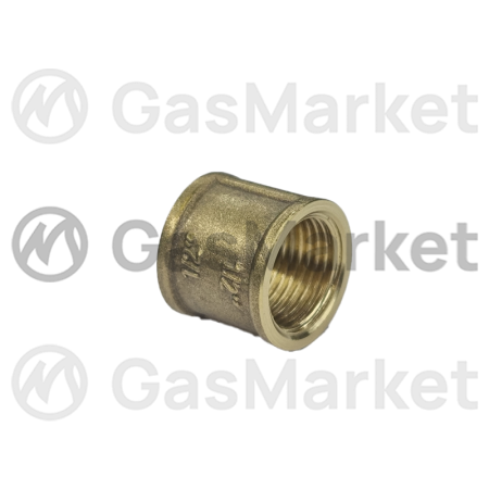 Муфта латунная  1/2"  AVG00050
