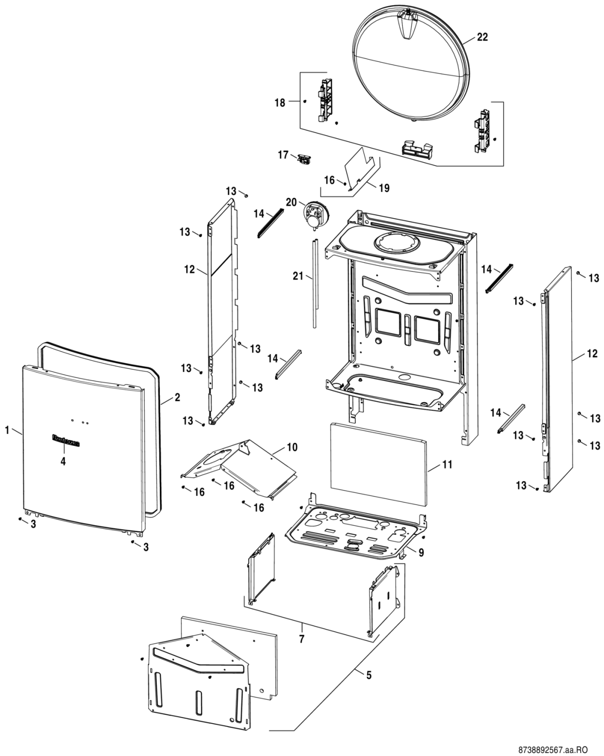 Котел газовый настенный Buderus Logomax U072-24K 7736900188