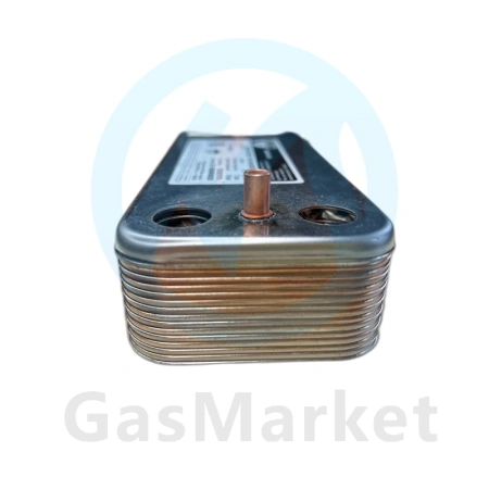 Теплообменник пластинчатый (вторичный) Zilmet 14 пластин для котлов Viessmann Vitopend   7828745.Z